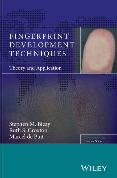 Image of - Fingerprint Development Techniques Theory and Application | Hardcover