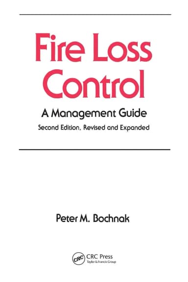 Image of - Fire Loss Control A management Guide | 2nd Edition