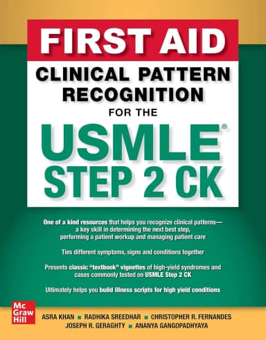 Image of - First Aid Clinical Pattern Recognition For The Usmle Stepn 2Ck | Paperback