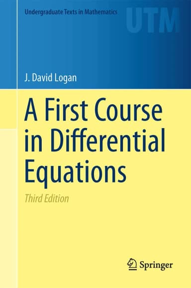 Image of - A First Course In Differential Equations | Third Edition | Hardcover