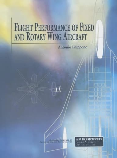 Image of - Flight Performance of Fixed and Rotary Wing Aircraft | Paperback