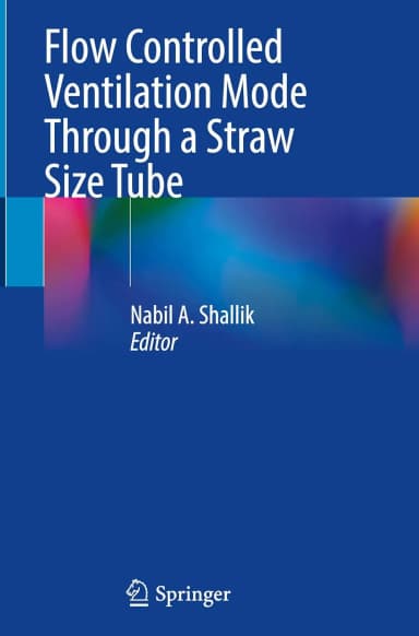 Image of - Flow Controlled Ventilation Mode Through A Straw Size Tube | Hardcover