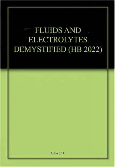 Image of - Fluids And Electrolytes Demystified | Hardcover