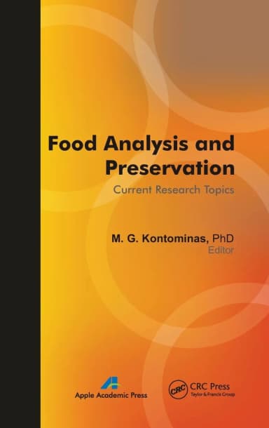 Image of - Food Analysis and Preservation | Hardcover