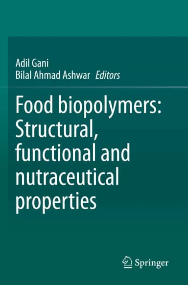 Image of - Food Biopolymers Structural Functional And Nutraceutical Properties | Paperback