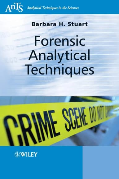 Image of - Forensic Analytical Techniques | Paperback