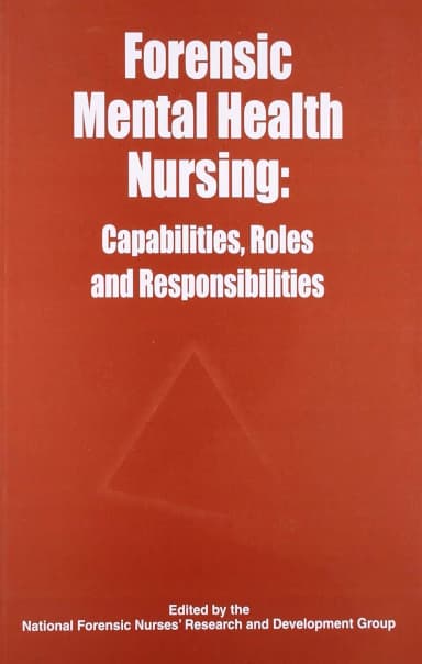 Image of - Forensic Mental Health Nursing Capabilities | Roles and Responsibilities