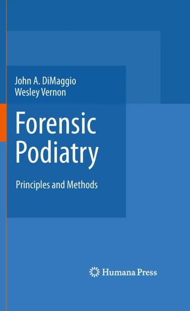 Image of - Forensic Podiatry Principles and Methods | Hardcover