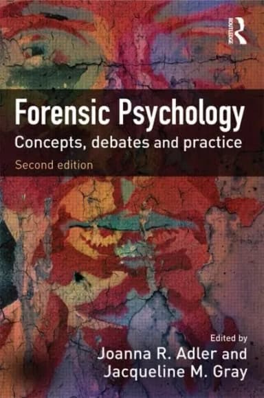 Image of - Forensic Psychology Concepts | Debates and Practice | 2nd Edition | Paperback