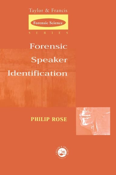 Image of - Forensic Speaker Identification | Hardcover
