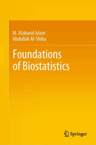 Image of - Foundations of Biostatistics | Hardcover