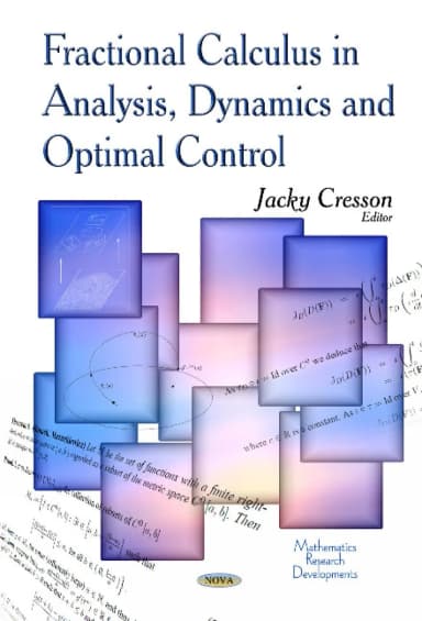 Image of - Fractional Calculus in Analysis | Dynamics and Optimal Control | Hardcover