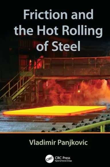 Image of - Friction and the Hot Rolling of Steel | Paperback