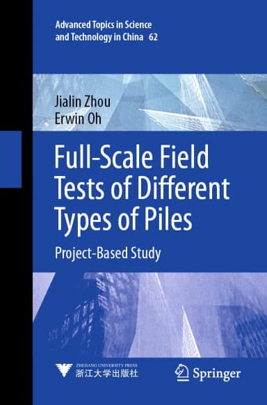 Image of - Full Scale Field Tests Of Different Types Of Piles Project Based Study | Paperback