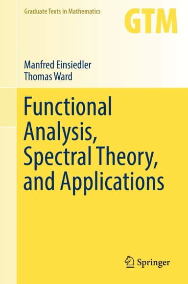 Image of - Functional Analysis | Spectral Theory | and Applications | Hardcover
