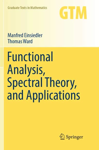 Image of - Functional Analysis Spectral Theory And Applications | Paperback