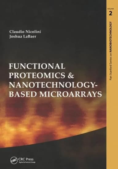 Image of - Functional Proteomics and Nanotechnology-Based Microarrays | Hardcover
