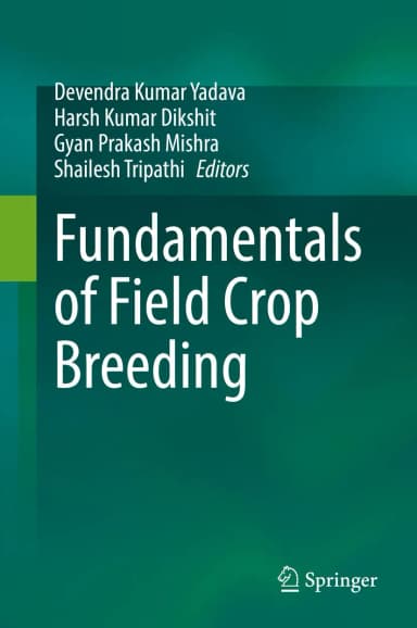 Image of - Fundamentals Of Field Crop Breeding 2 Vol Set | Paperback
