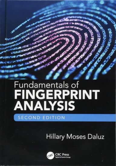 Image of - Fundamentals of Fingerprint Analysis | 2nd Edition | Hardcover