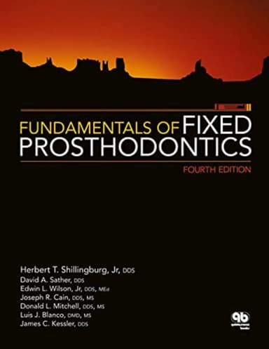 Image of - Fundamentals of Fixed Prosthodontics | 4th Edition | Hardcover
