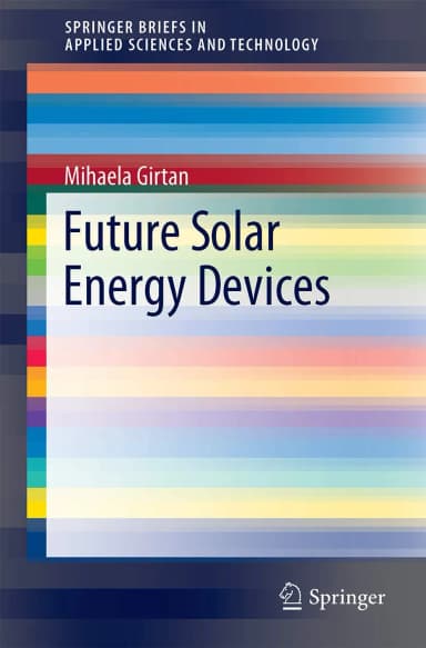 Image of - Future Solar Energy Devices | Paperback