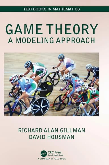 Image of - Game Theory A Modeling Approach | Hardcover