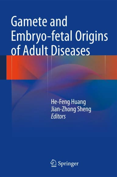 Image of - Gamete and Embryo-Fetal Origins of Adult Diseases | Hardcover