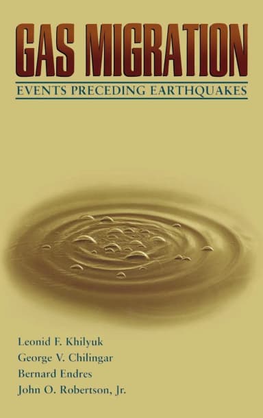 Image of - Gas Migration Events Preceding Earthquakes