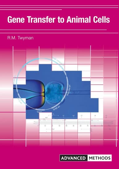 Image of - Gene Transfer to Animal Cells | Paperback