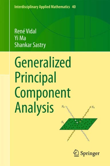 Image of - Generalized Principal Component Analysis | Hardcover