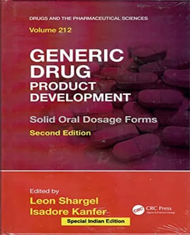 Image of - Generic Drug Product Development | 2nd Edition | Volume 212 | Hardcover