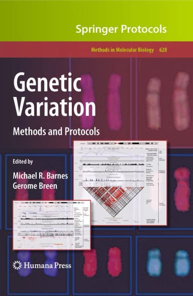 Image of - Genetic Variation Methods and Protocols | Hardcover