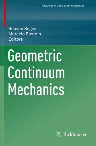 Image of - Geometric Continuum Mechanics | Paperback