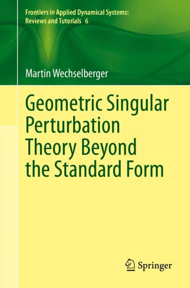 Image of - Geometric Singular Perturbation Theory Beyond The Standard Form | Paperback