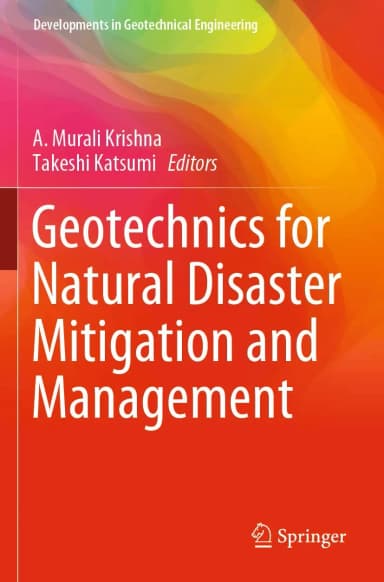 Image of - Geotechnics For Natural Disaster Mitigation And Management | Paperback