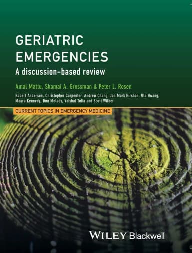Image of - Geriatric Emergencies A Discussion-based review | Hardcover