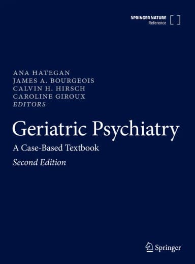 Image of - Geriatric Psychiatry A Case Based Textbook 2nd Edition | Hardcover