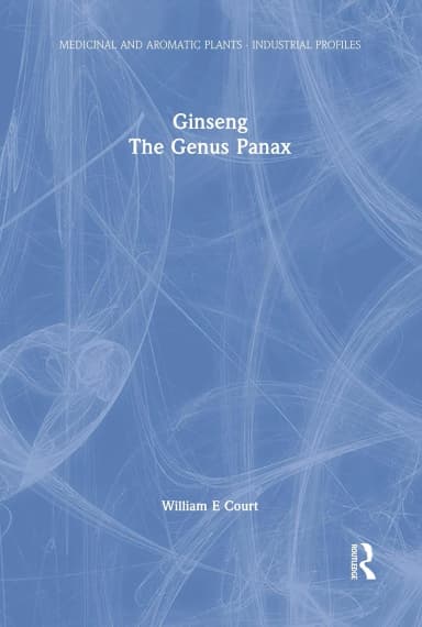 Image of - Ginseng The Genus Panax | Hardcover