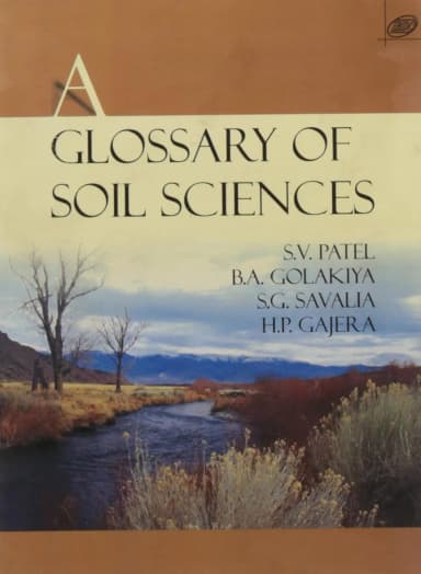 Image of - Glossary of Soil Sciences | Paperback
