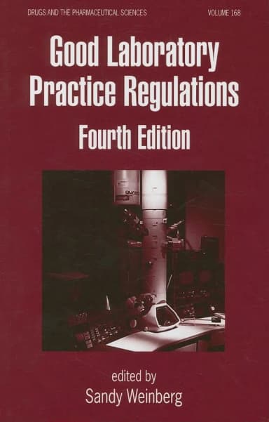Image of - Good Laboratory Practice Regulations | 4th Edition | Hardcover