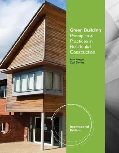 Image of - Green Building Principles and Practices in Residential Construction | Paperback