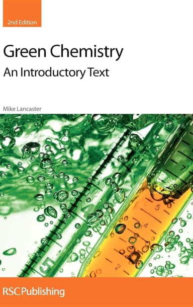 Image of - Green Chemistry An Introductory Text | 2nd Edition | Hardcover