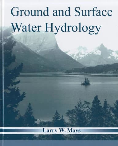 Image of - Ground and Surface Water Hydrology | Hardcover