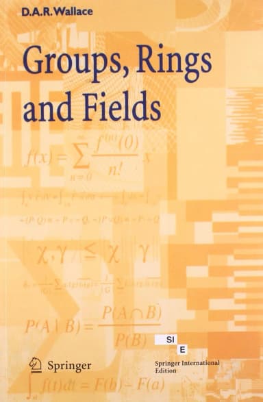 Image of - Groups | Rings and Fields | Paperback