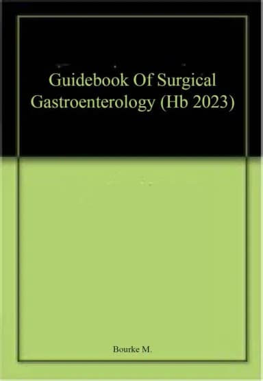 Image of - Guidebook Of Surgical Gastroenterology | Hardcover