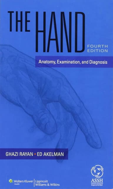 Image of - The Hand Anatomy | Examination | and Diagnosis | 4th Edition | Paperback