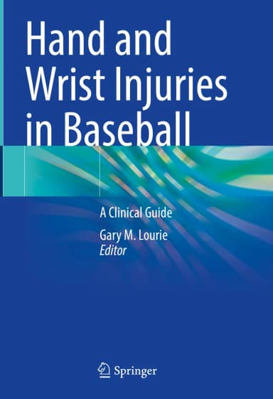 Image of - Hand and Wrist Injuries In Baseball A Clinical Guide | Hardcover