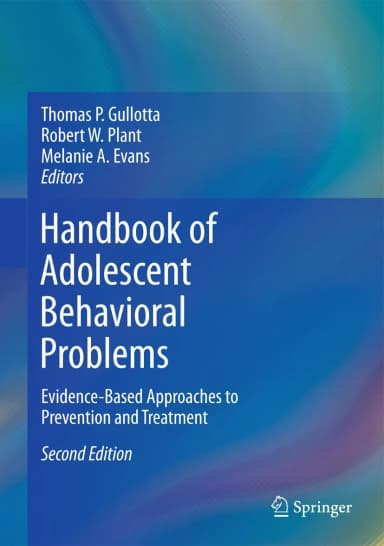 Image of - Handbook of Adolescent Behavioral Problems | 2nd Edition | Hardcover