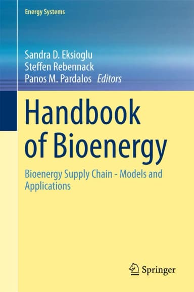 Image of - Handbook of Bioenergy | Hardcover