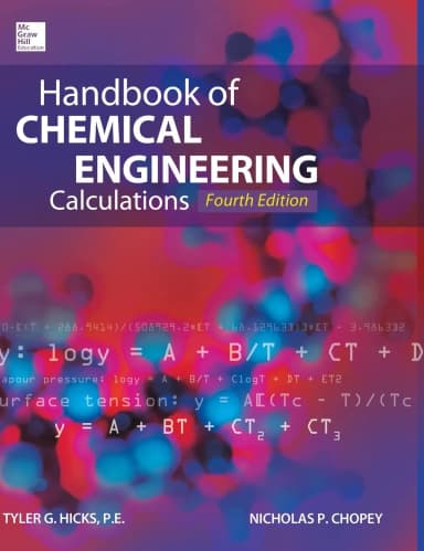 Image of - Handbook of Chemical Engineering | 4th Edition Calculations | Hardcover